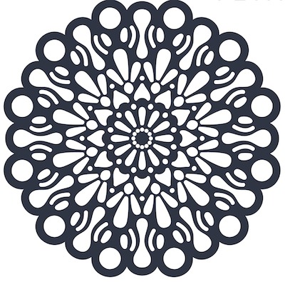 Mandala Ornament. Geometric circle element made in vector